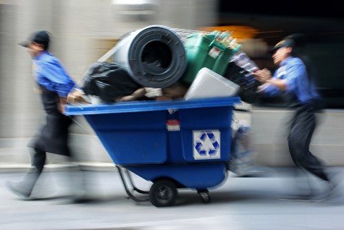 Professional furniture removal services in action